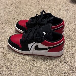 Nike Kids Sneakers - Black, Red, and White